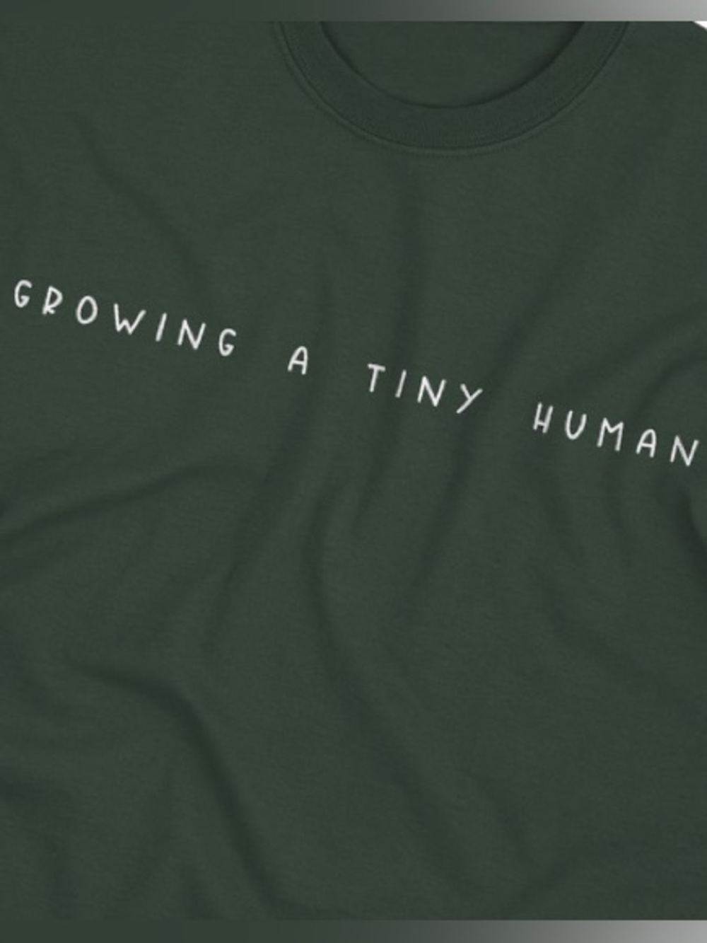 Forest Green Graphic Tee - Growing A Tiny Human